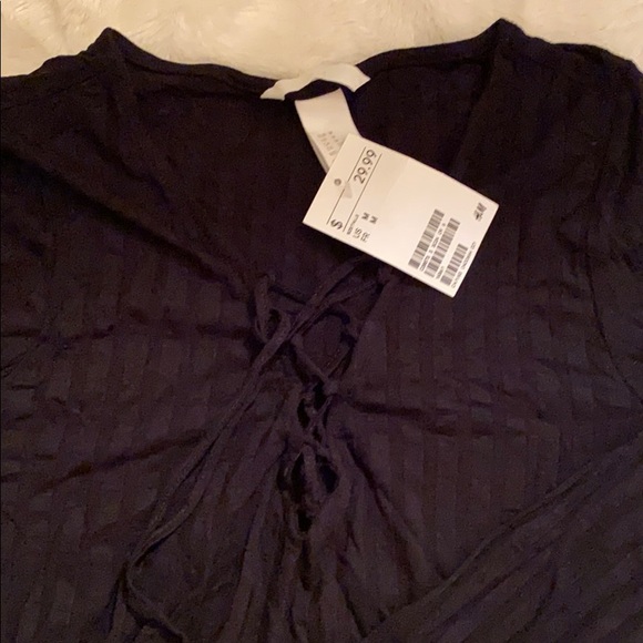 Black ribbed bodysuit - Picture 2 of 3